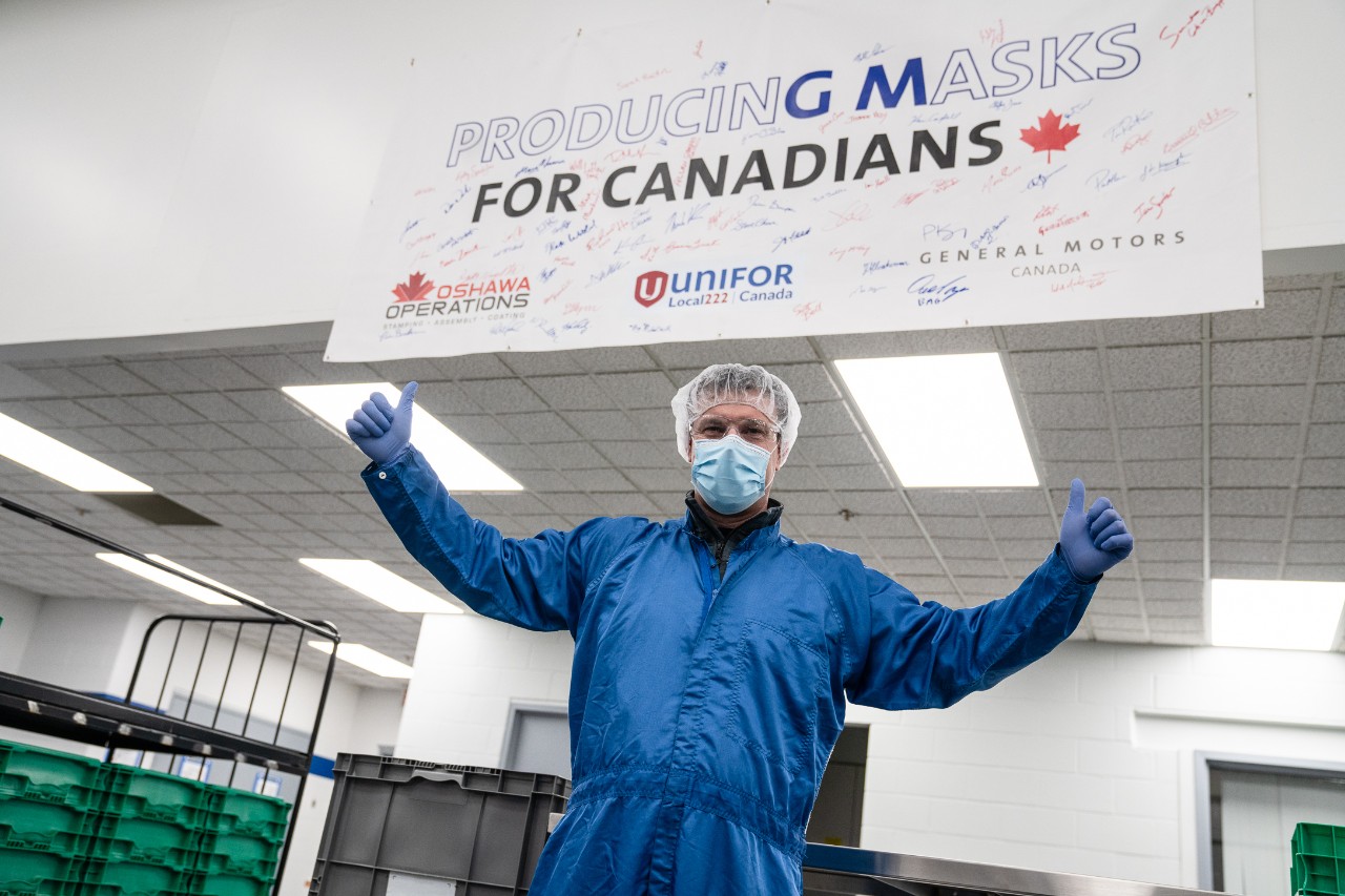 You are currently viewing Government of Canada Contracts GM Canada to Provide 10 Million Face Masks – Production to Begin Immediately