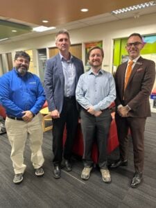 Greater Oshawa Chamber of Commerce 2025 Policy and Advocacy Committee Chair Claudio Faria and the team from Durham Region Transit