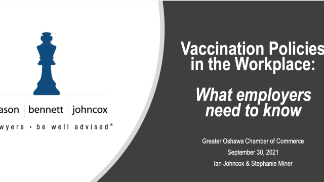 webinar replay vaccine policy and the workplace